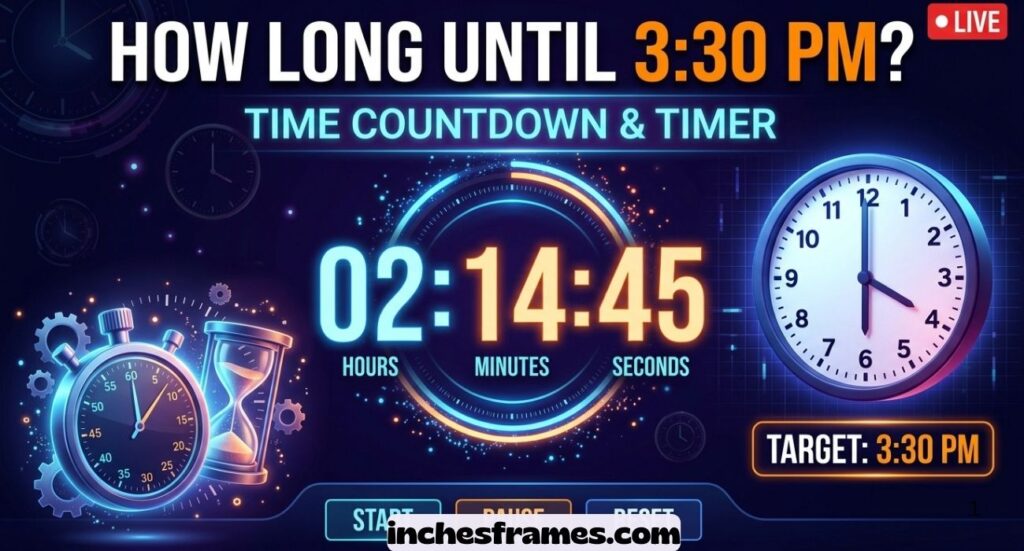 How Long Until 3:30 PMHow Long Until 3:30 PM
