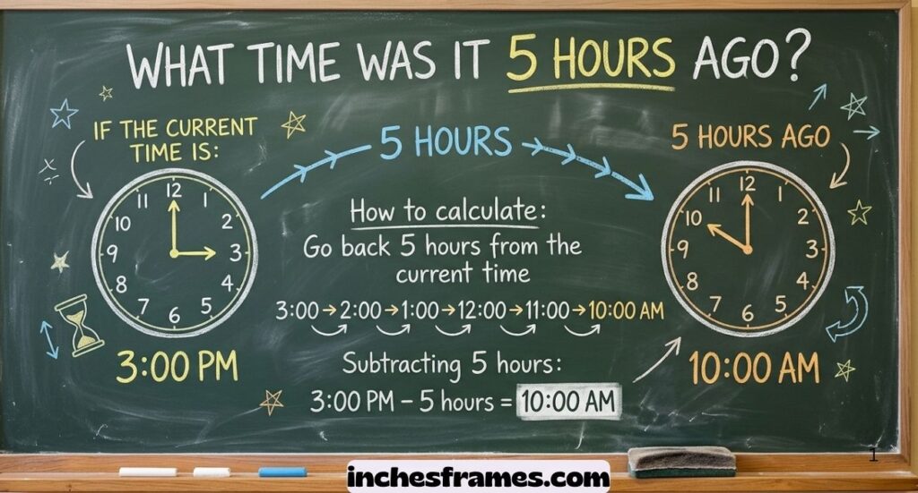 What Time Was It 5 Hours Ago