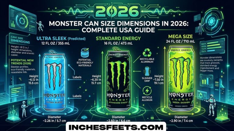Monster Can Size Dimensions