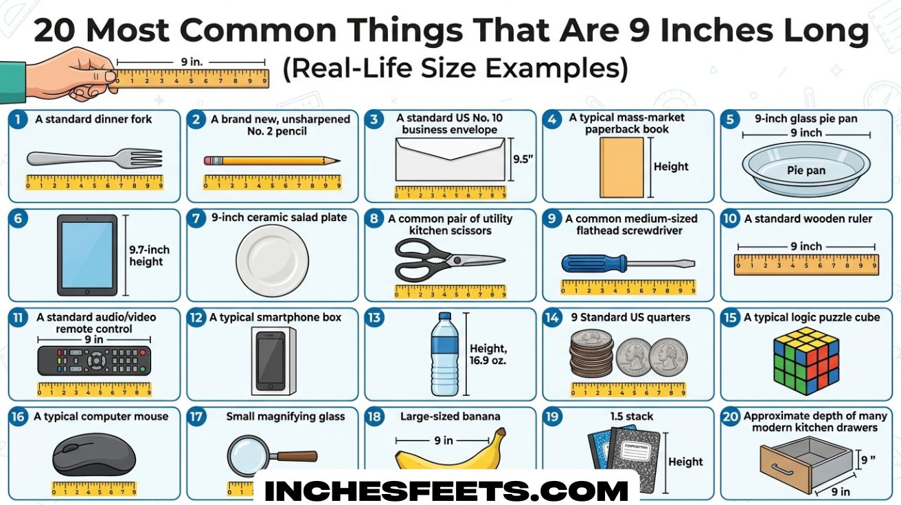 Common Things That Are 9 Inches Long