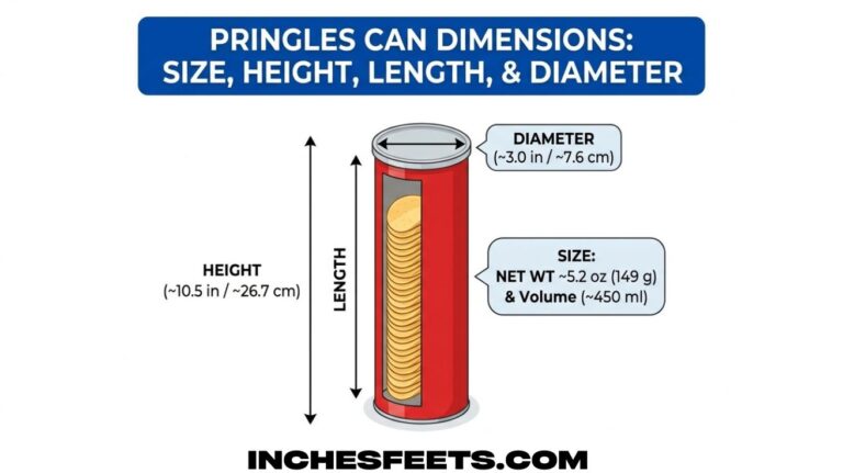 Pringles Can Dimensions