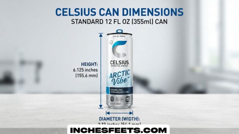 Celsius Can Dimensions