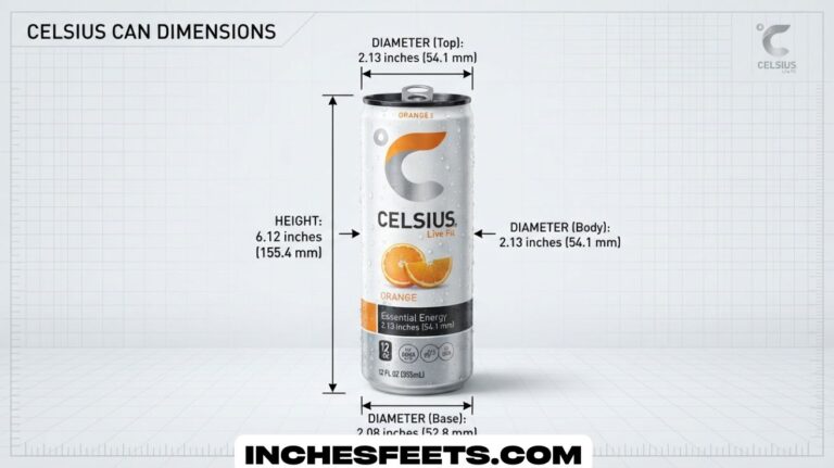 Celsius Can Dimensions