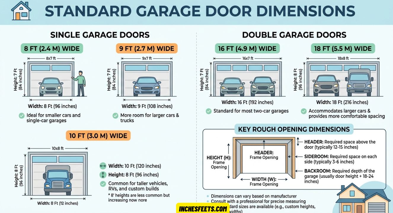 What Are Standard Garage Door Dimensions