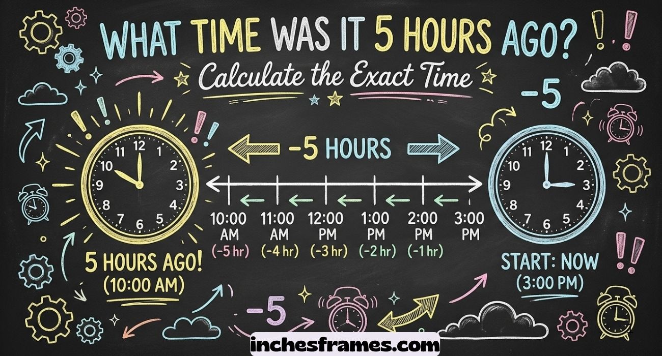 What Time Was It 5 Hours Ago